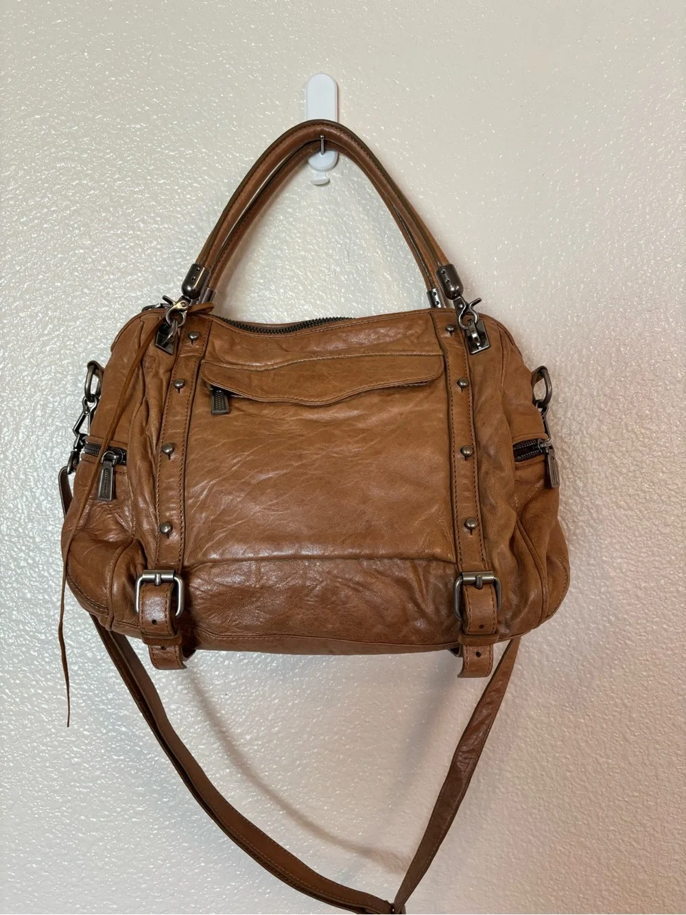 REBECCA MINKOFF Cupid Satchel Leather bag
